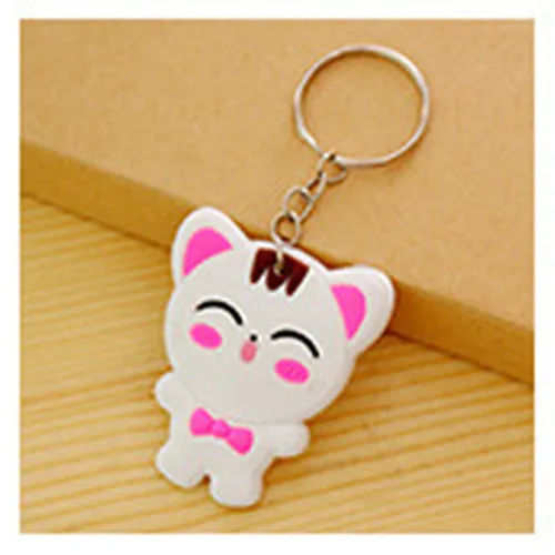 suti Cartoon PVC Keychain Pokemon Mini Figure pendants charms collection toy Key Ring Originality Key chain