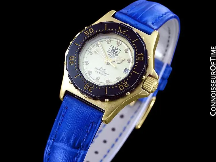 Tag Heuer 3000 Ladies Quartz Divers Watch - 18K Gold Plated & Stainless Steel