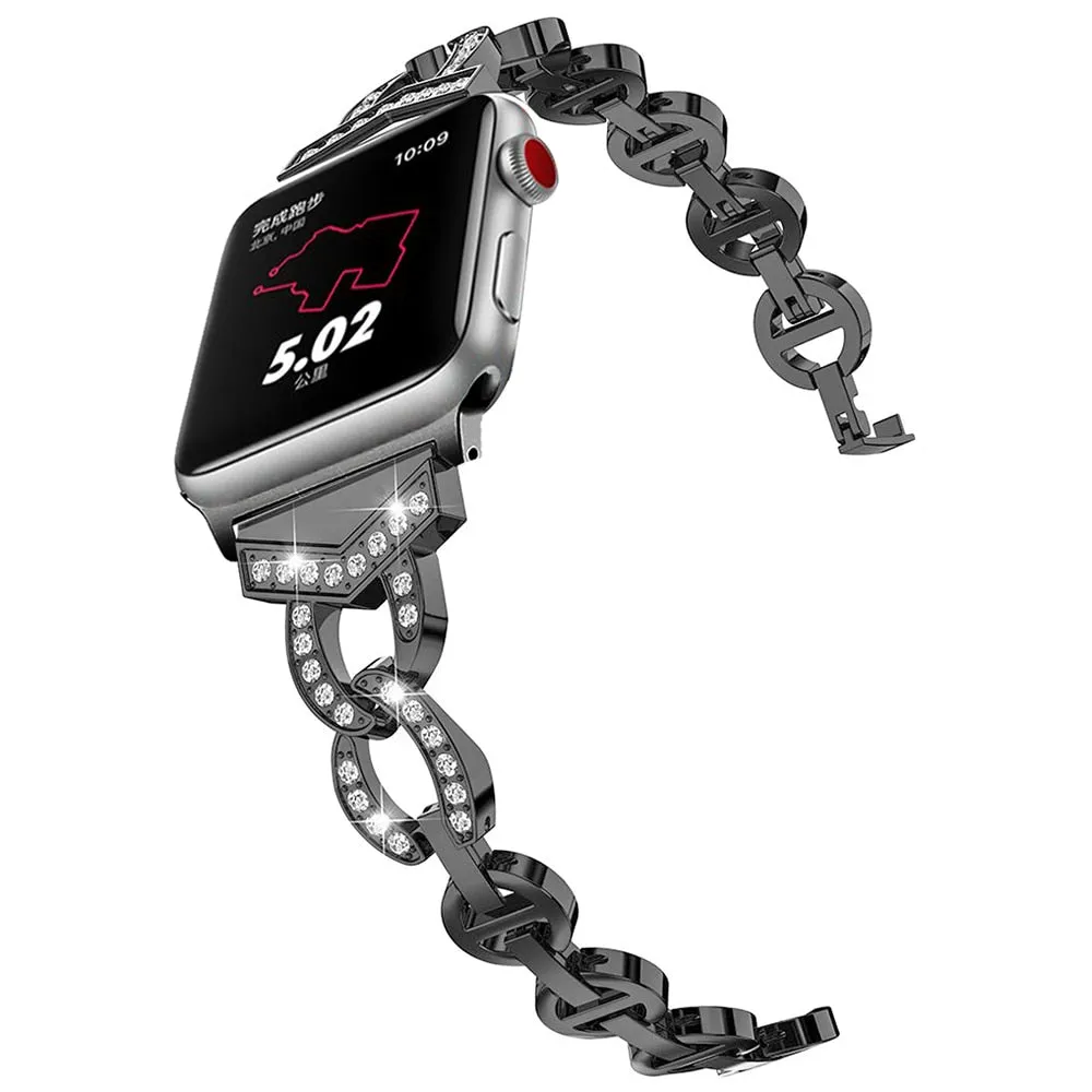 Trendy Fashion Diamond Bracelet for Apple Watch