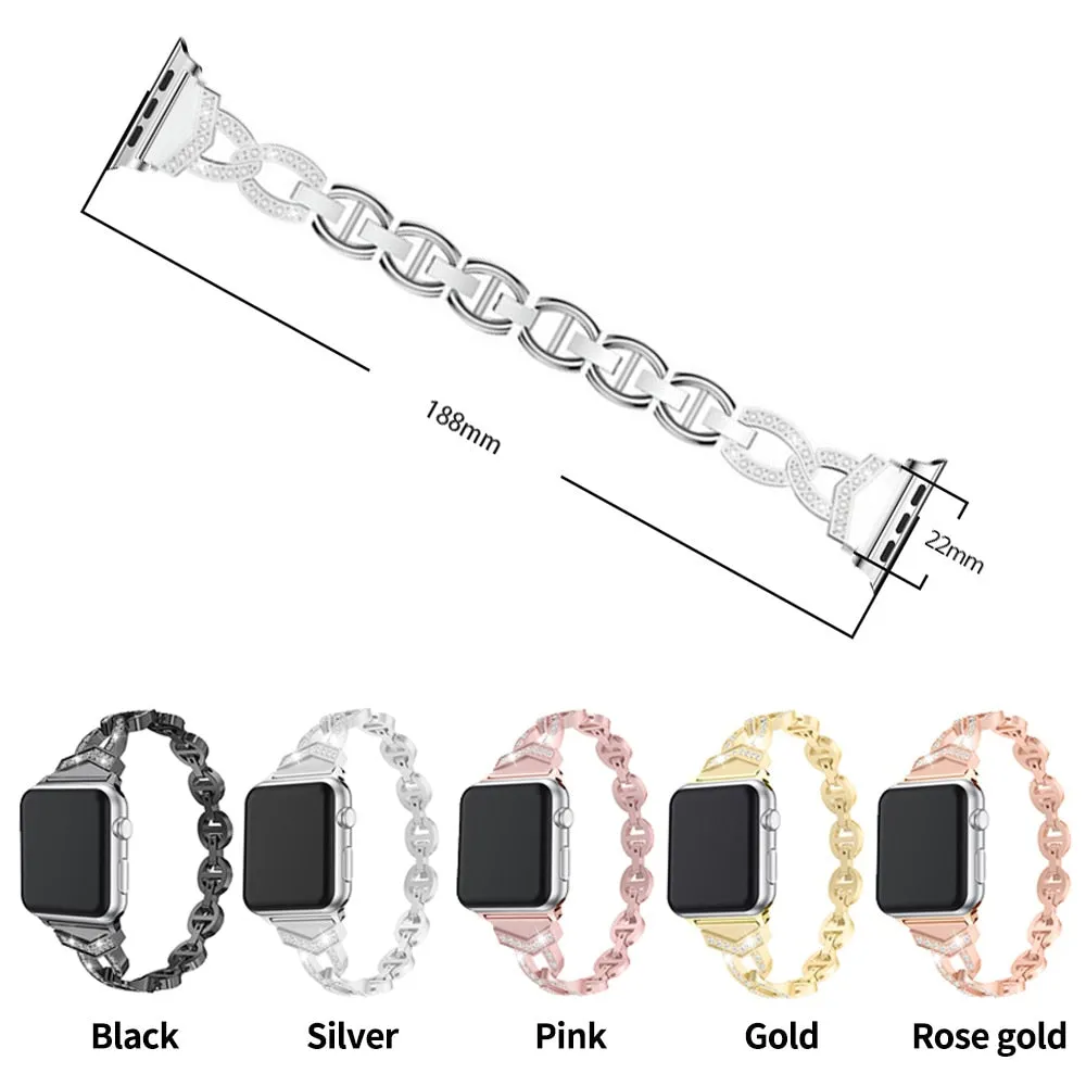 Trendy Fashion Diamond Bracelet for Apple Watch