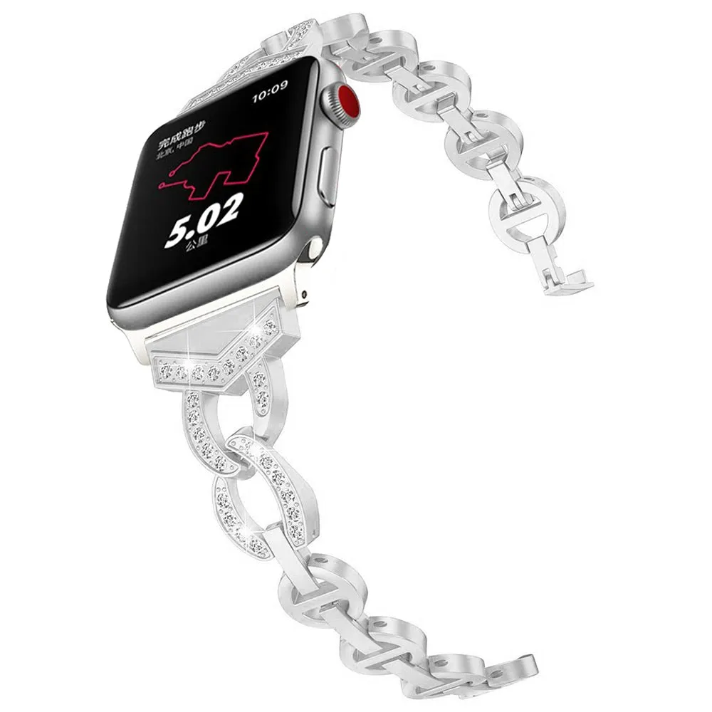 Trendy Fashion Diamond Bracelet for Apple Watch