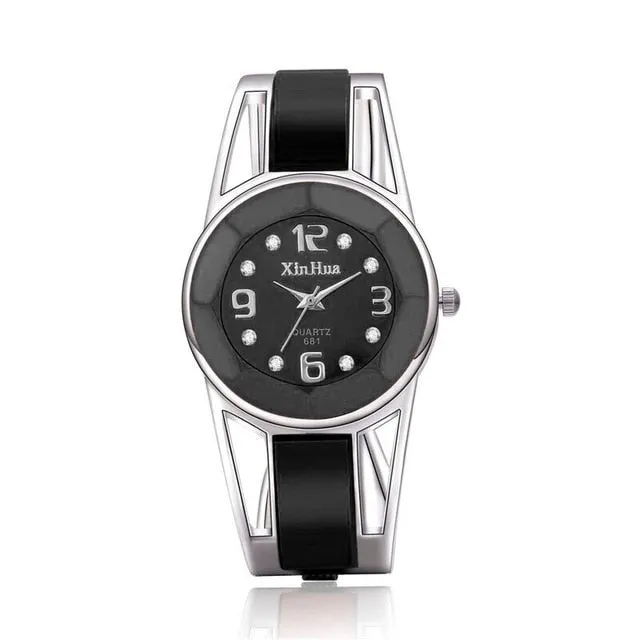 Trendy Stainless Steel Wristwatch