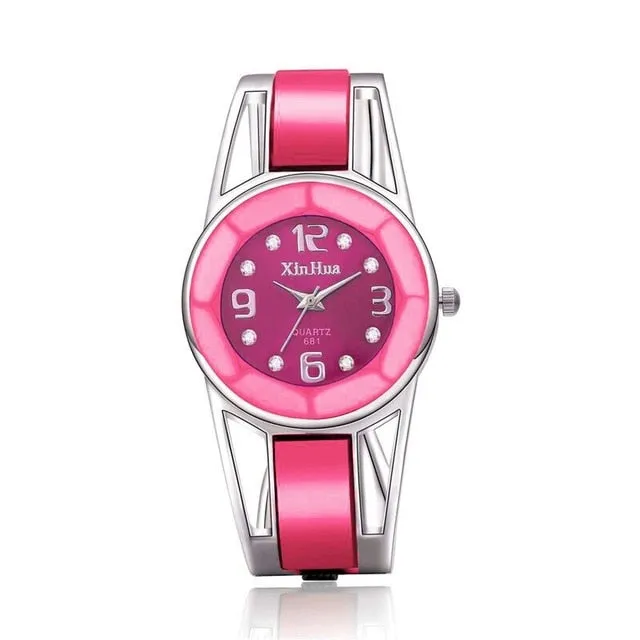 Trendy Stainless Steel Wristwatch