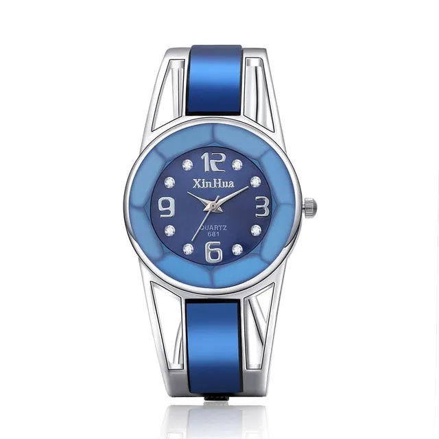 Trendy Stainless Steel Wristwatch