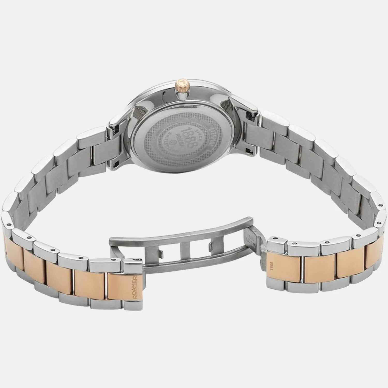 Women Grey Analog Stainless Steel Watch 863857 49 55 50