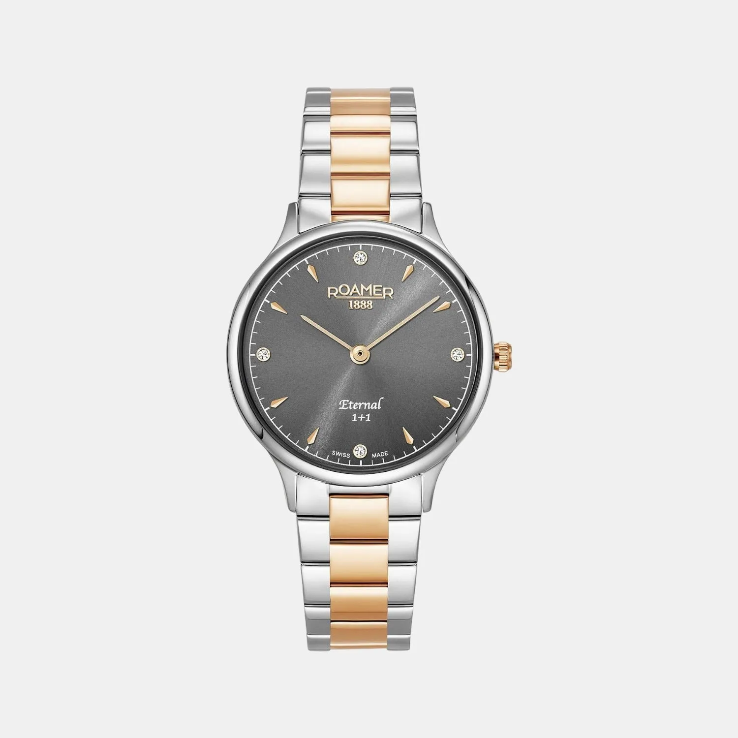 Women Grey Analog Stainless Steel Watch 863857 49 55 50