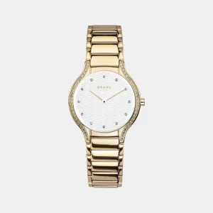 Women's Silver Analog Stainless Steel Watch V276LEGISG