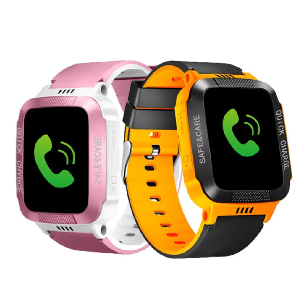 Y21S Kids Touch Screen Smart Watch with SOS, Motion Tracking and Dual Positioning