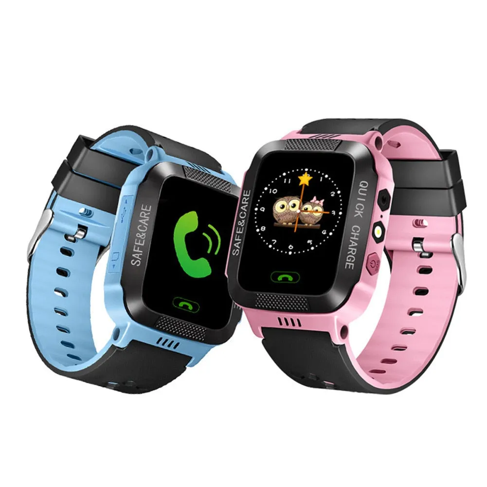 Y21S Kids Touch Screen Smart Watch with SOS, Motion Tracking and Dual Positioning