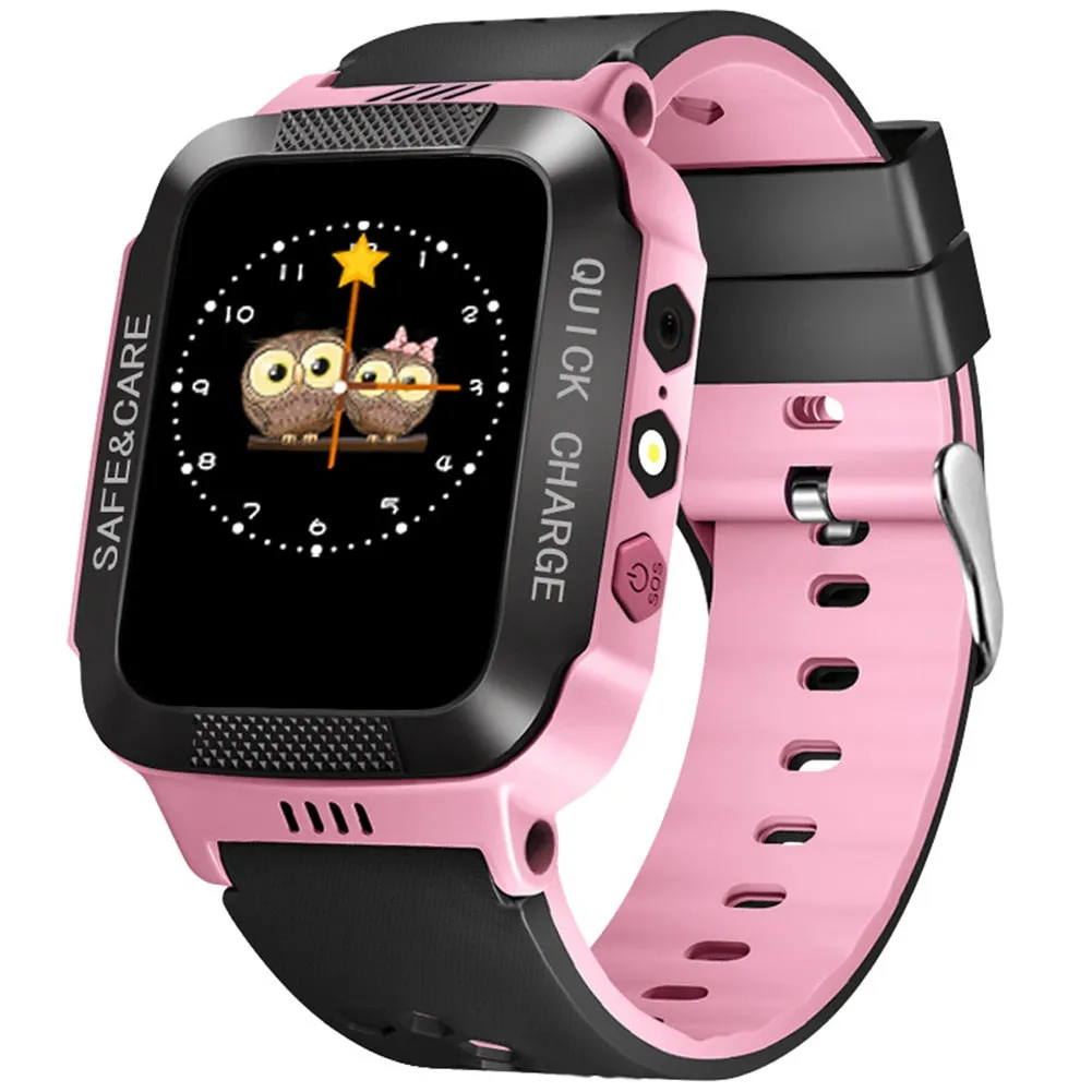 Y21S Kids Touch Screen Smart Watch with SOS, Motion Tracking and Dual Positioning